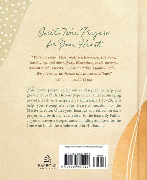 Quiet-Time Prayers for a Woman's Heart: 180 Comforting Conversations with God--hardcover