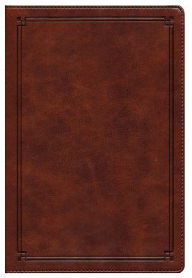 NKJV Comfort Print Study Bible, Imitation Leather, mahogany