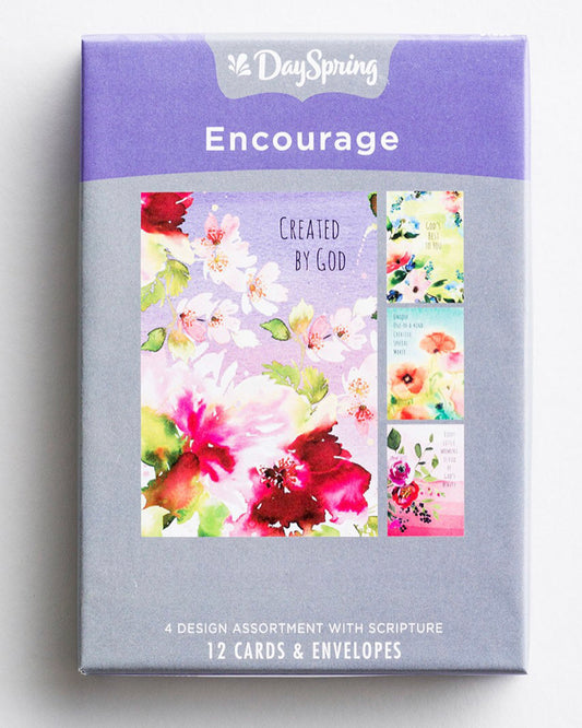 Encouragement - Created by God - 12 Boxed Cards