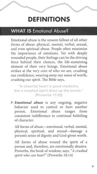 Verbal and Emotional Abuse [Hope For The Heart Series]