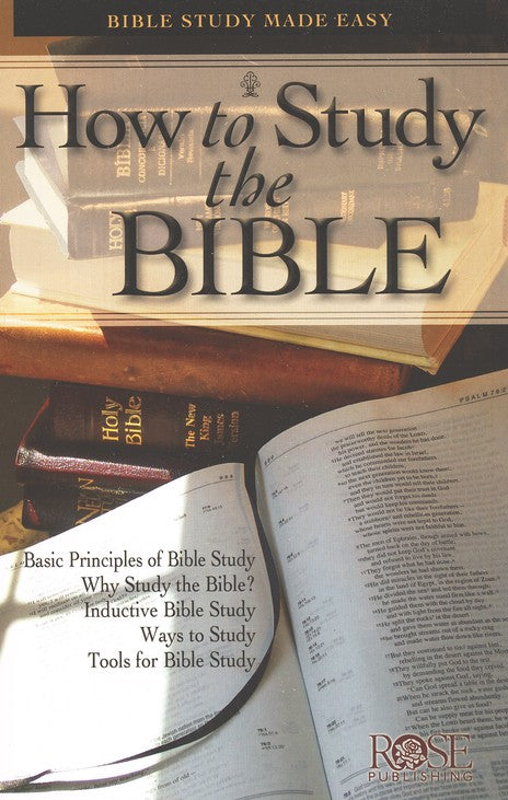 How to Study the Bible, Pamphlet