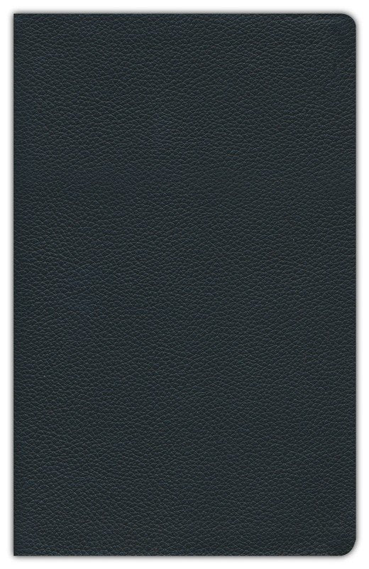 NLT Giant-Print Personal-Size Bible, Filament Enabled Edition--genuine leather, black