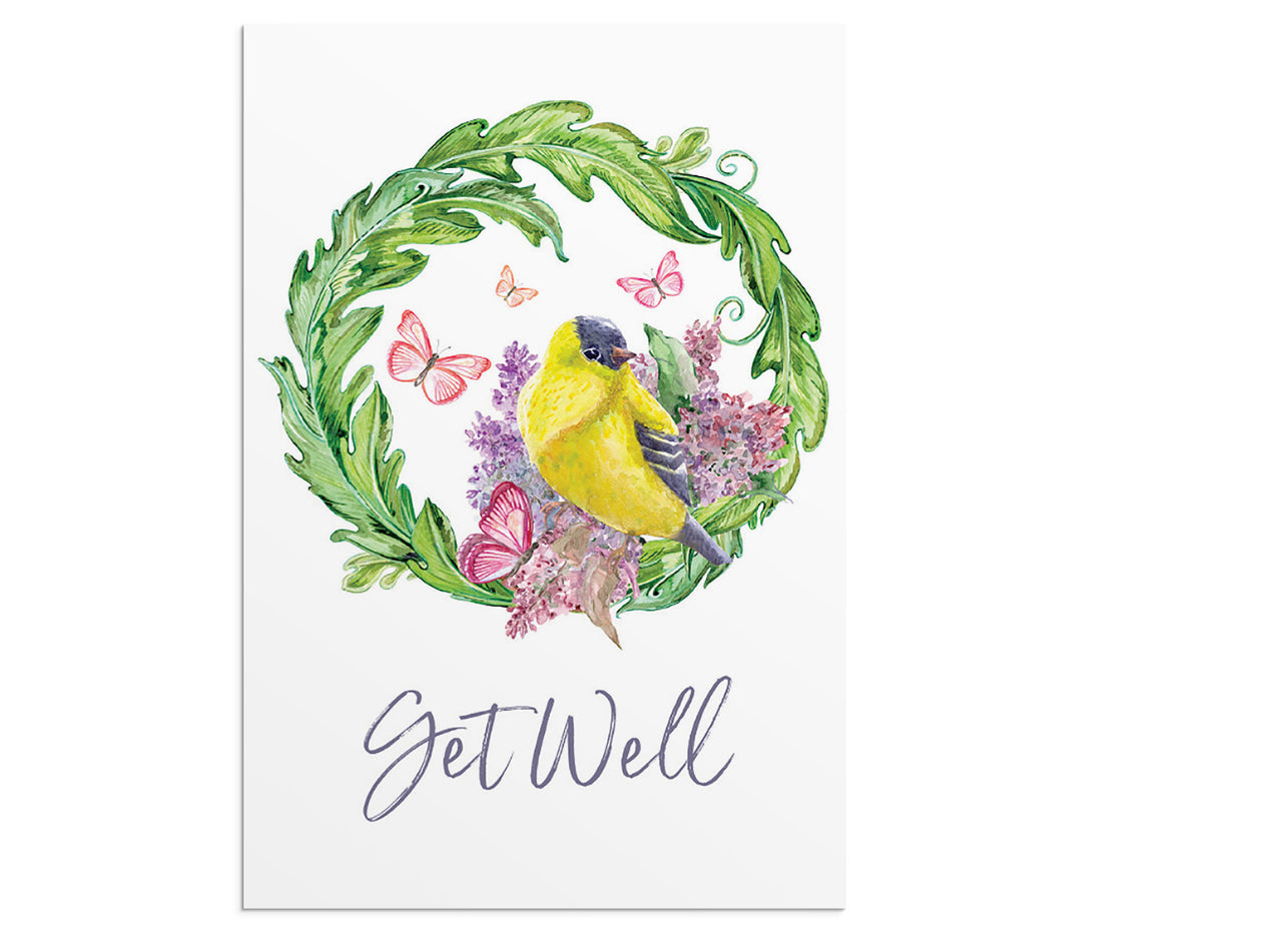 Get Well - For Peace And Recovery - 12 Boxed Cards, KJV