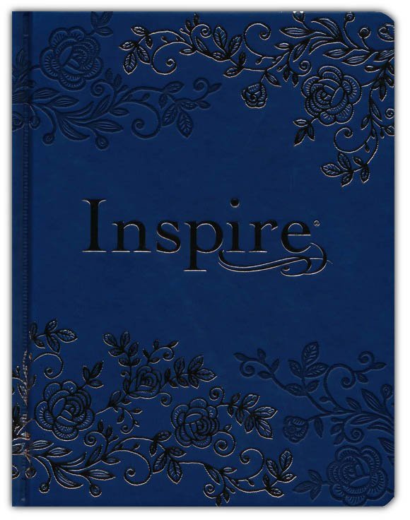 NLT Inspire Bible for Creative Journaling (Navy Hardcover LeatherLike) –  Faith Reflections