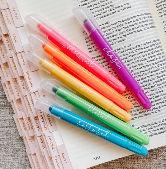 SCENTED BIBLE HIGHLIGHTER SET