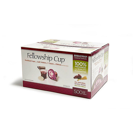 Fellowship Cup ® - prefilled communion cups - juice and wafer - 500 Count Box Prefilled communion cup with juice and communion wafer