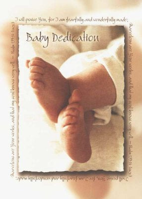 Baby Dedication Certificates, 6