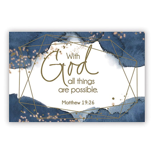 Cards-Pass It On-All Things Possible (3" x 2") (Pack Of 25)