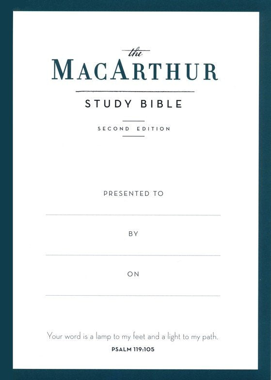 ESV MacArthur Study Bible, 2nd Edition--hardcover