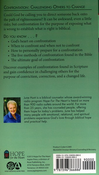 Confrontation: Challenging Others to Change [Hope For The Heart Series]