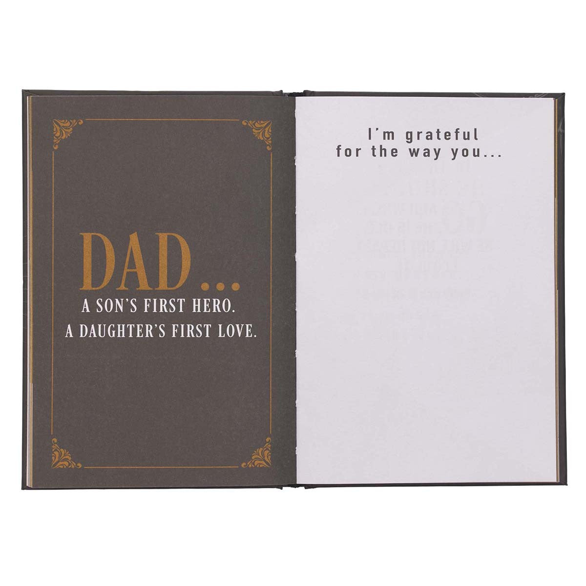 To Dad, with Love Prompted Gift Book