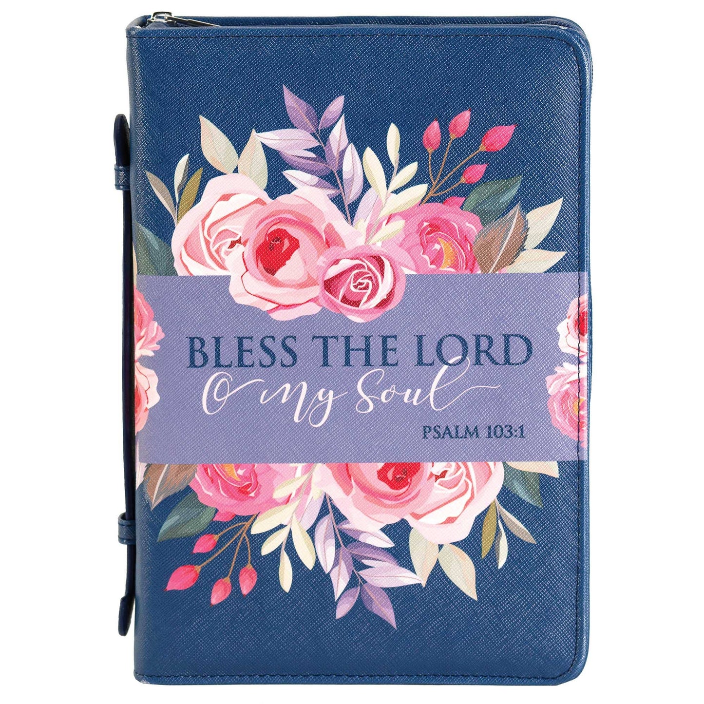 Dicksons - BIBLE COVER BLESS THE LORD NAVY X-LARGE