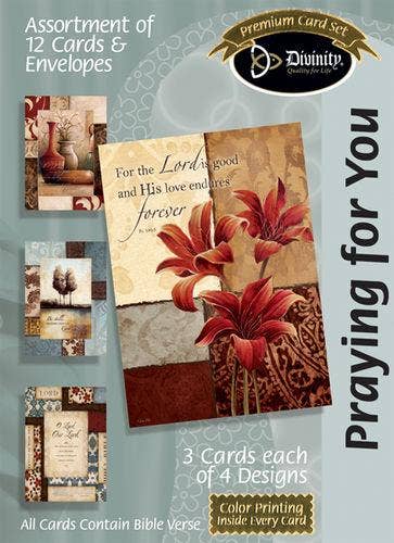 Divinity Boutique - Boxed Cards: Praying For You, Home Décor Scripture