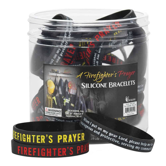 Dicksons - Firefighter's Prayer Silicone Bracelets