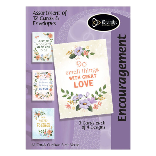 Divinity Boutique - Boxed Cards: Encouragement, Flower Sprays