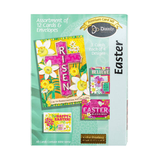 Divinity Boutique - Boxed Cards: Easter, Brights Risen