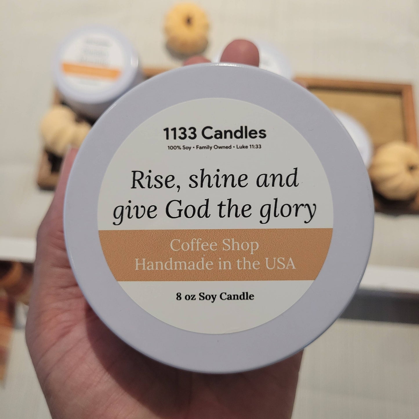 1133 Candles - Fall Candle: Coffee Shop Soy Candle | Coffee Wax Melts