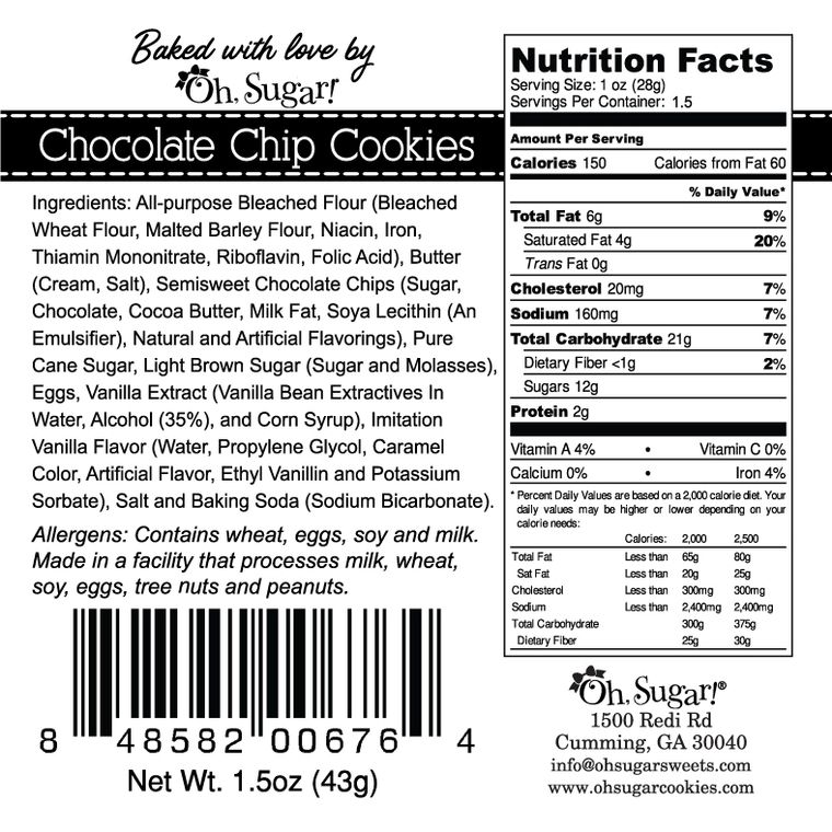 Chocolate Chip Cookies - Cookie Tub - Easter