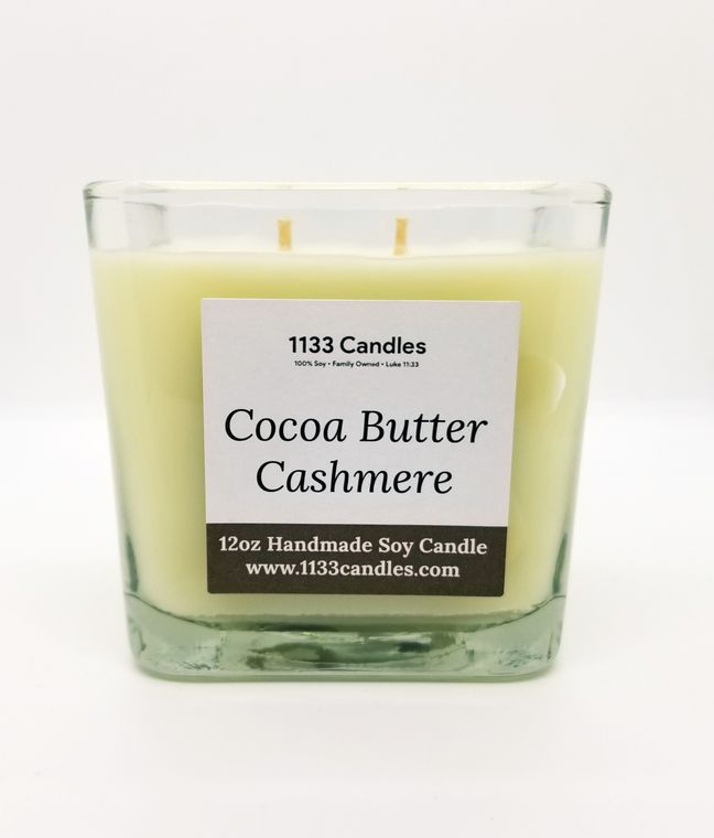 Cocoa Butter Cashmere | Fall Candle | Woodsy Candle | 100% Soy | Made in the USA | Strong Scent