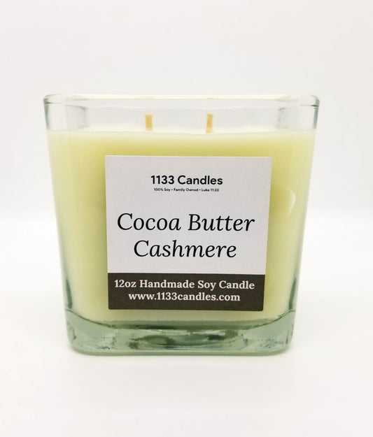 Cocoa Butter Cashmere | Fall Candle | Woodsy Candle | 100% Soy | Made in the USA | Strong Scent